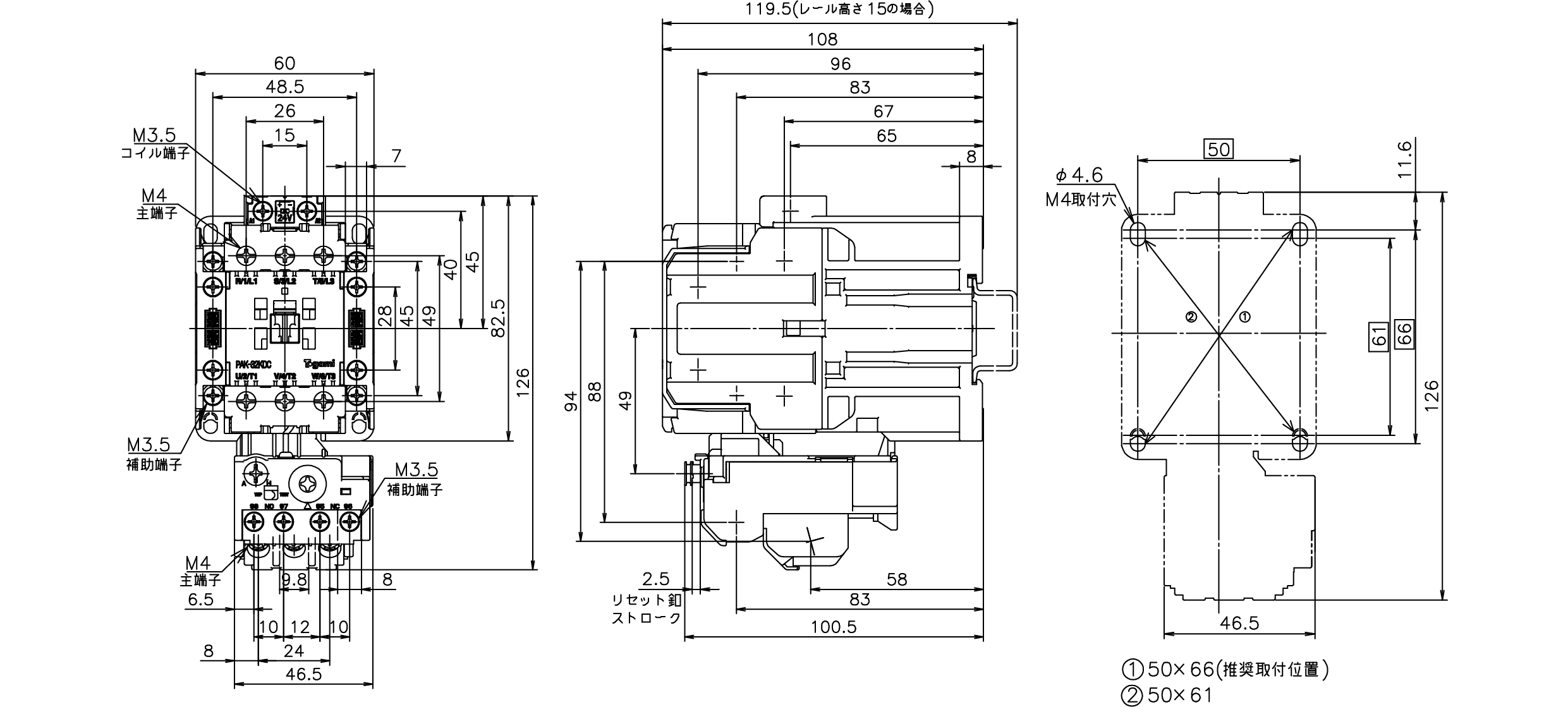 32KDCT外形図