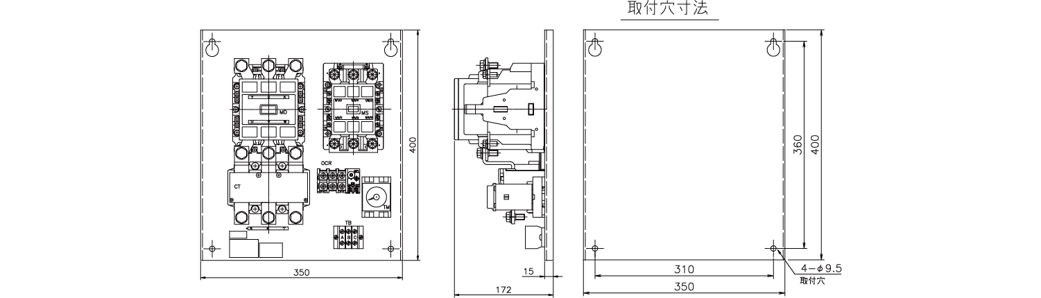 SDH-300HTC外形図