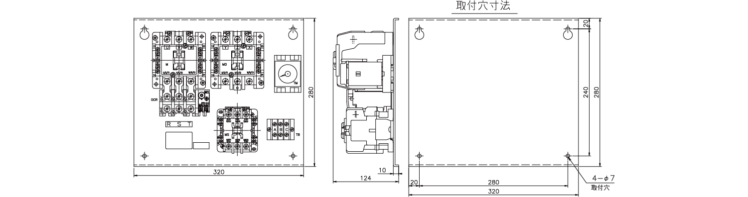 SDH3-100HTC外形図