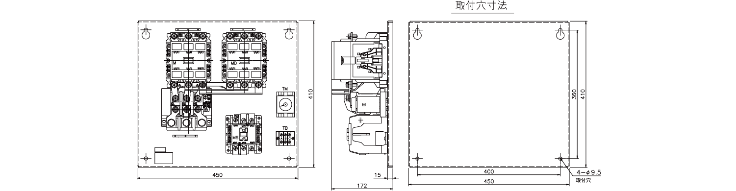 SDH3-220HTC外形図