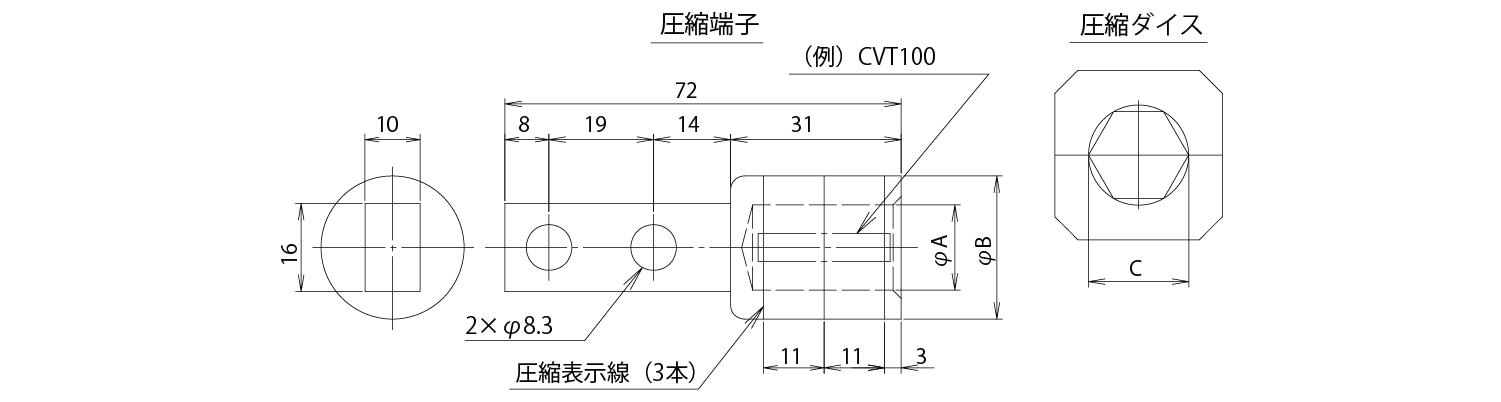 PDS圧縮寸法